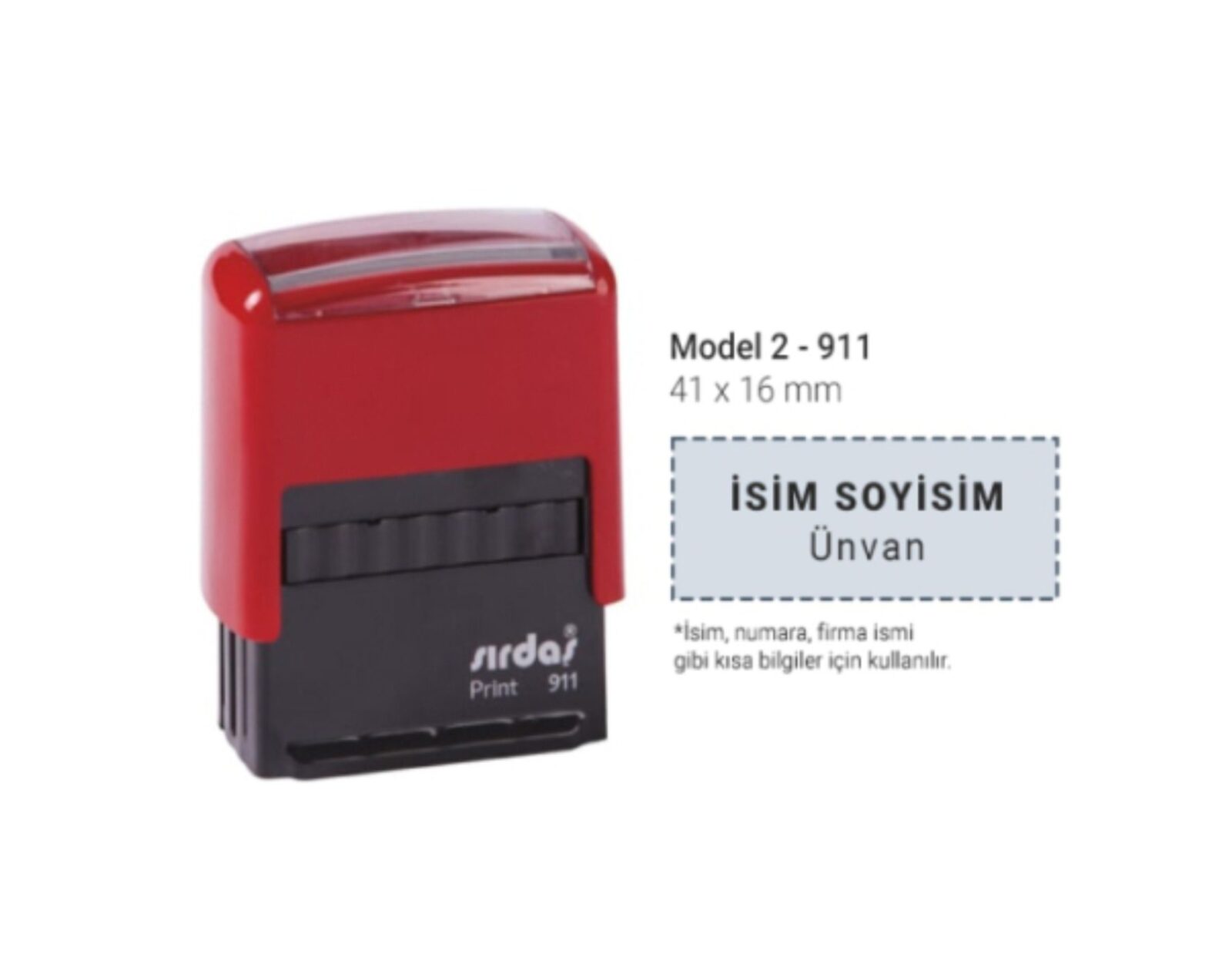 Sırdaş kaşe baskı 911 örneği – resmi evrak kullanımı