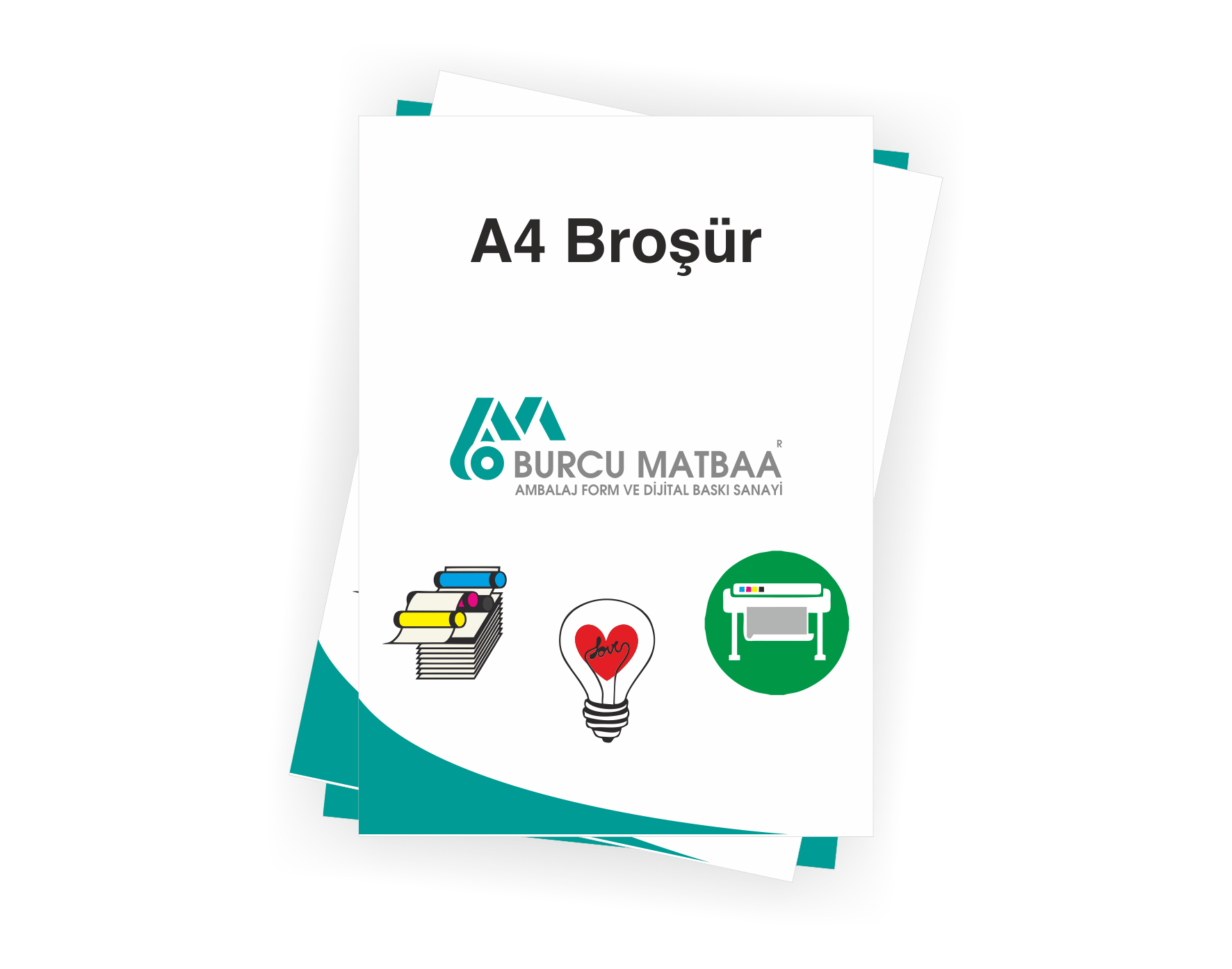 Standart a4 broşür baskı örneği – kaliteli tanıtım broşürü