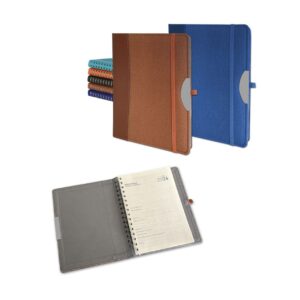 Gizli spiralli ajanda örneği – estetik spiral tasarım