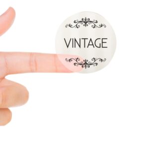 Şeffaf etiket baskı örneği – ürün ambalajı için