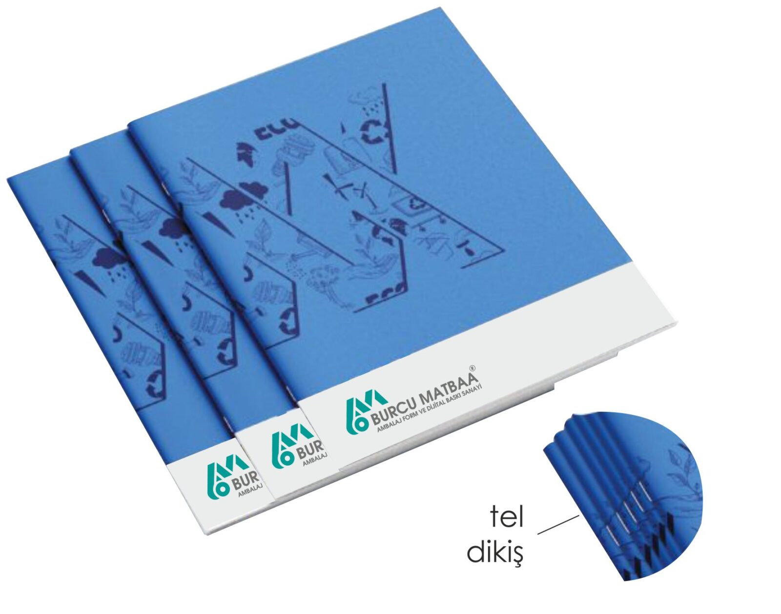 Tel dikişli katalog baskı örneği