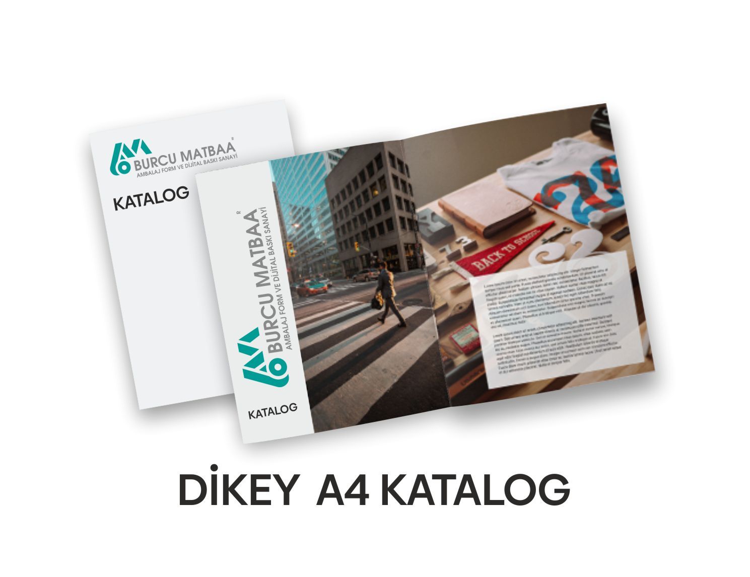 Kurumsal tel dikişli katalog baskısı