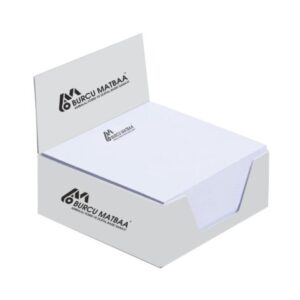 Özel tasarım küp bloknot baskısı