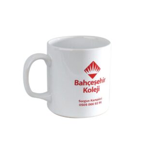 Baskılı Kupa Bardak – 350 ml seramik, renkli yüzey baskı