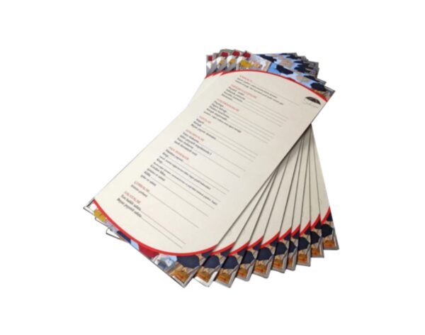 Menü Baskı – Restoran ve kafe menüleri