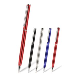 Metal Tükenmez Kalem – Şık tasarım, çevirmeli, lazer baskılı