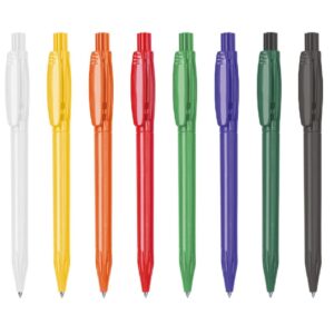 Leccepen Tükenmez Kalem – Beyaz ve kırmızı, plastik, basmalı