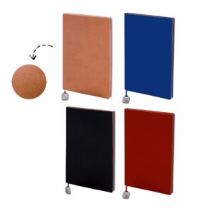 Salpa Deri Defter – Renkli kenarlı, UV ve lazer baskılı defter