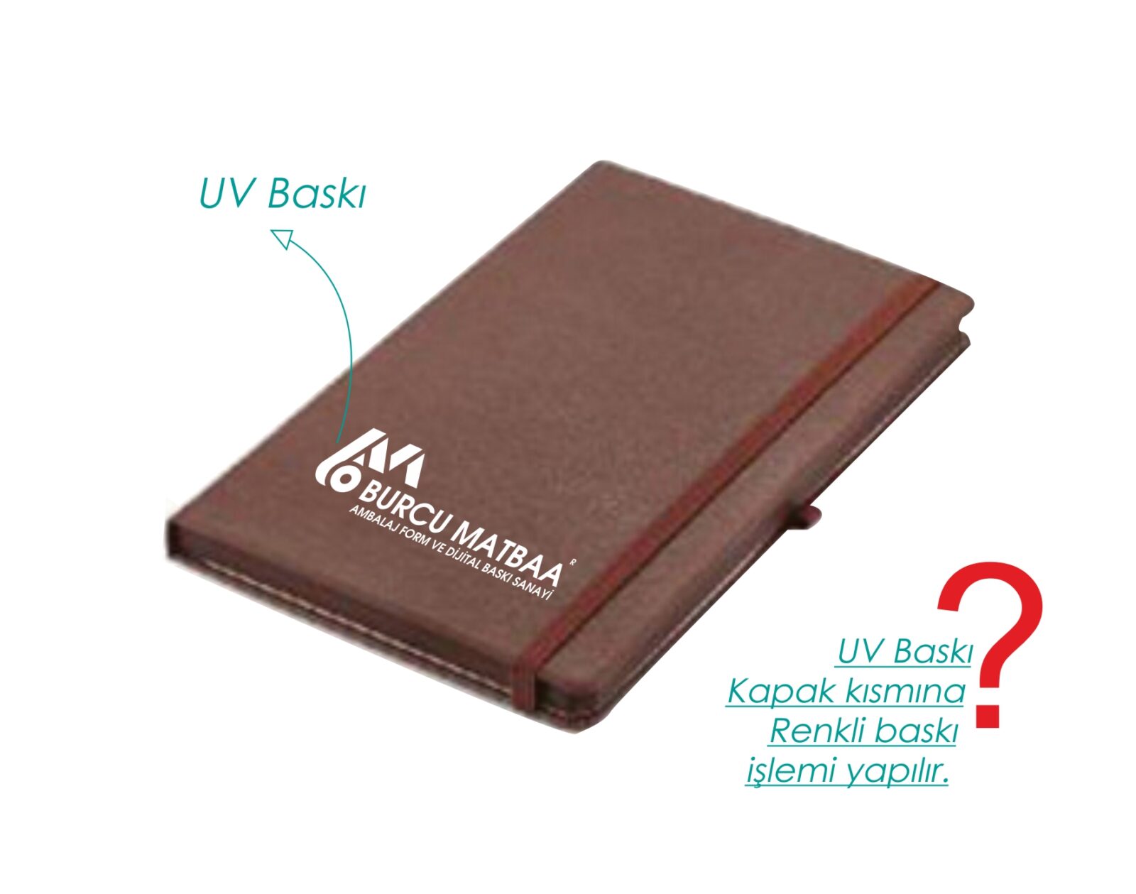 Termo Deri Defter – UV baskıya uygun taba defter