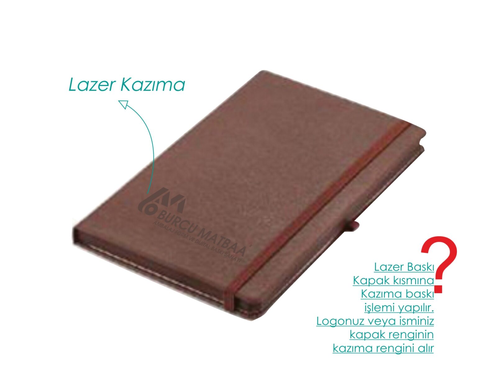 Termo Deri Defter – lazer baskıya uygun taba defter
