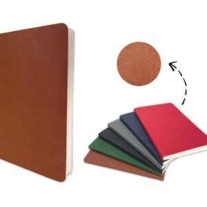 Termo Deri Holmen Defter – Kahverengi UV baskılı defter