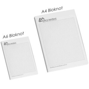 Tutkallı bloknot baskı çeşitleri