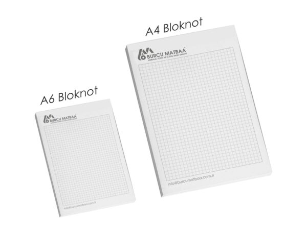 Tutkallı bloknot baskı çeşitleri