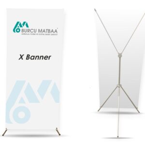 X banner baskı 80x180 cm – etkinlik ve tanıtım